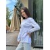 Лонгслив базовый с длинным рукавом оверсайз 221158423