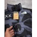 брендовый укороченный зимний  пуховик TNF KAWS 256683215
