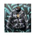 брендовый укороченный зимний  пуховик TNF KAWS 256683215