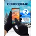 Перчатки осенние зимние утепленные сенсорные флисовые 259695293